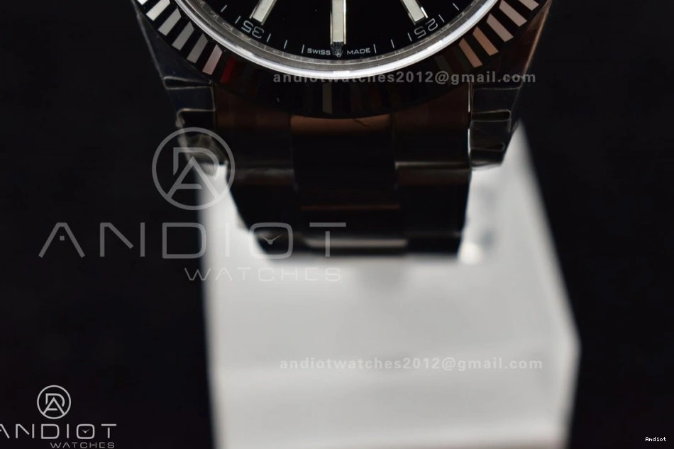Best 41 SS Bracelet 1:1 DateJust Dial Oyster Black VS3235 904L 126334 VSF Edition on 0302